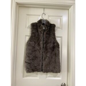 confess women faux fur vest size XL NEW WITH TAG